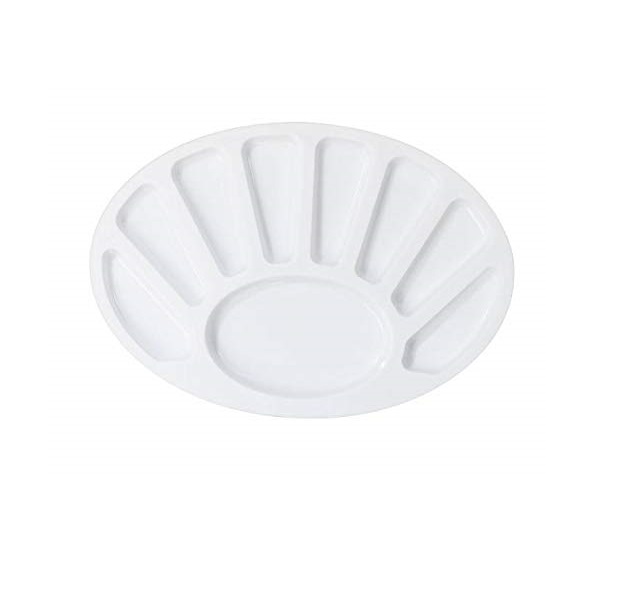 Khyati Color Mixing Plate Small Oval