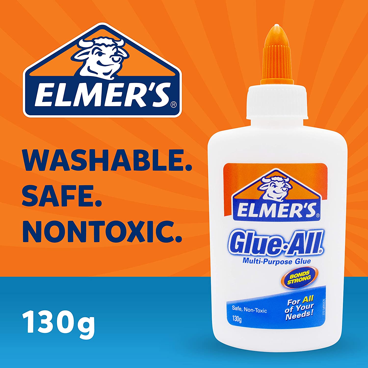 Elmer's Glue-All Multi-Purpose Liquid Glue, Extra Strong (130 g), Making Slime