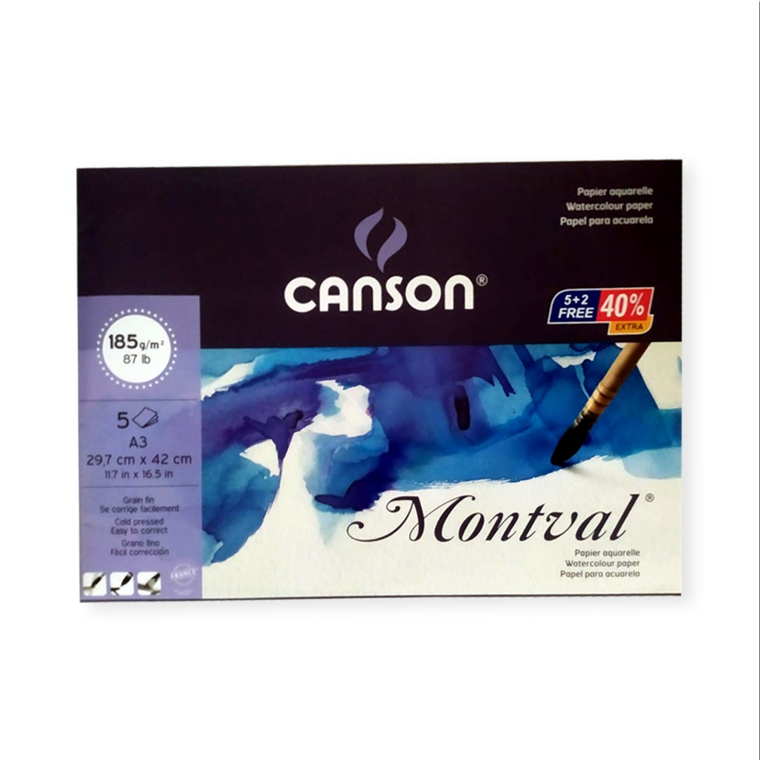 Canson Montval A5 20 sheets 185gsm