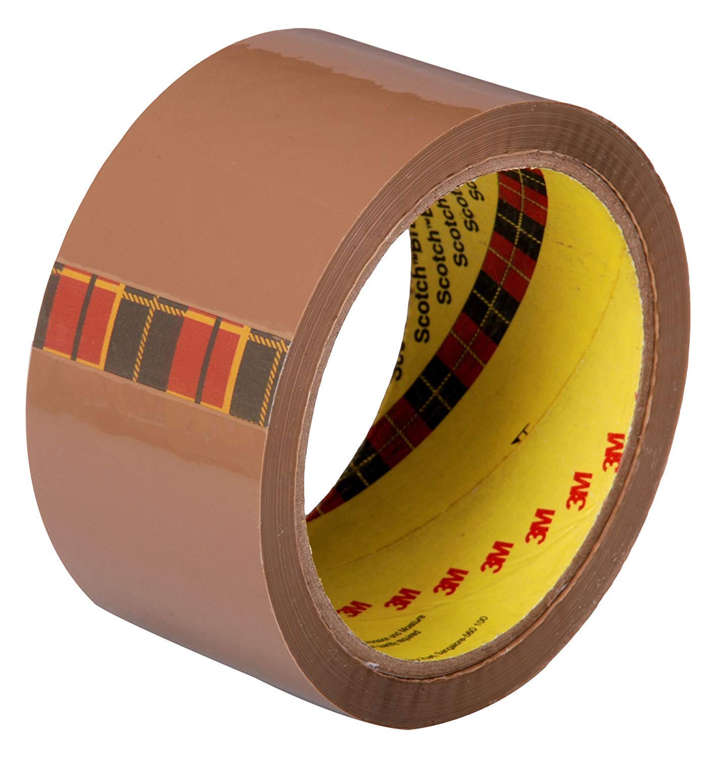 Scotch 3M BOPP Packaging Tape Size 2 Inch X 50 M Tan Brown Starbox