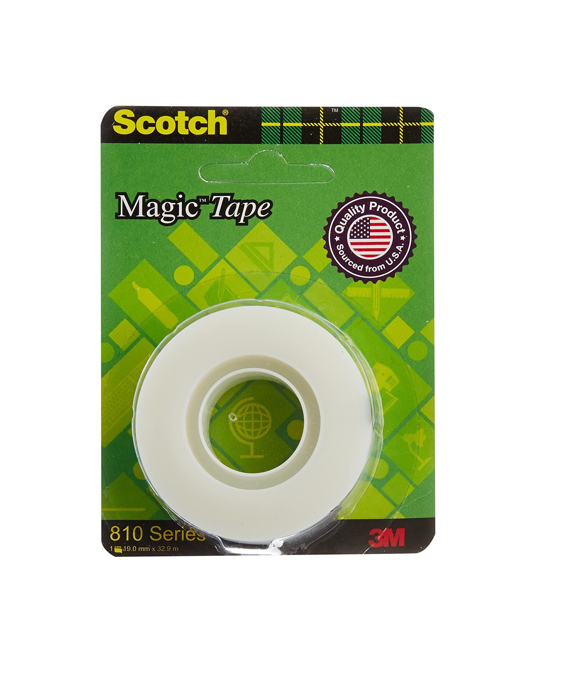 Scotch Magic Blaster Transparent Tape, 19 mm x 25.4 m