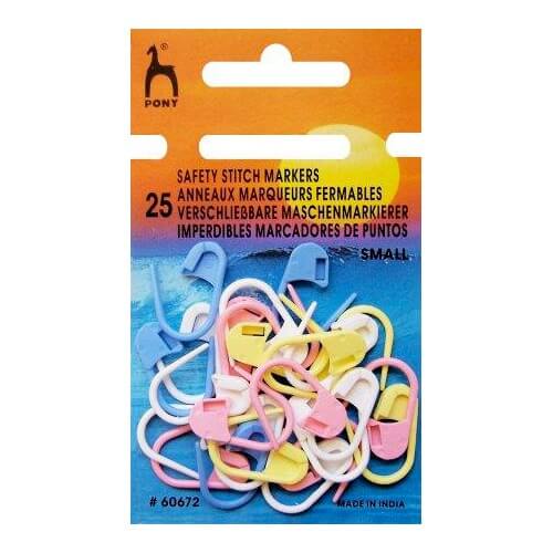 Pony Safety Stitch Markers ??? Assorted 25 Pieces