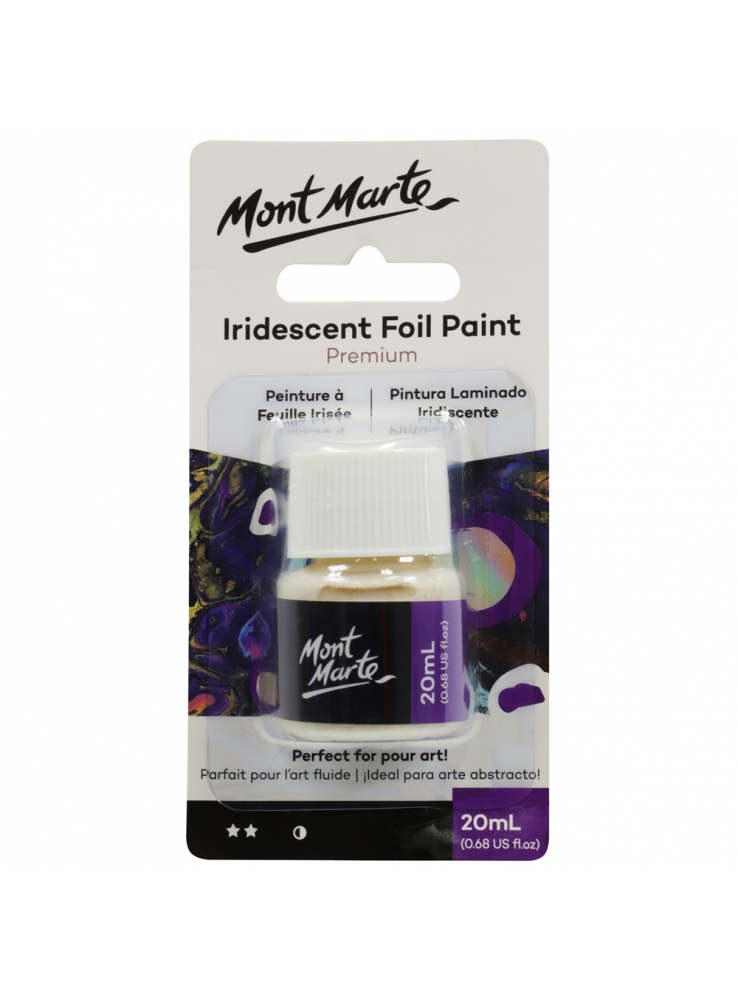 Mont Marte Premium Iridescent Foil Paint 20ml