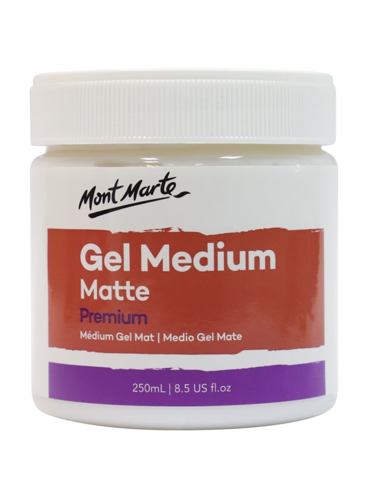 Mont Marte Premium Gel Medium Matte 250ml (8.5oz)