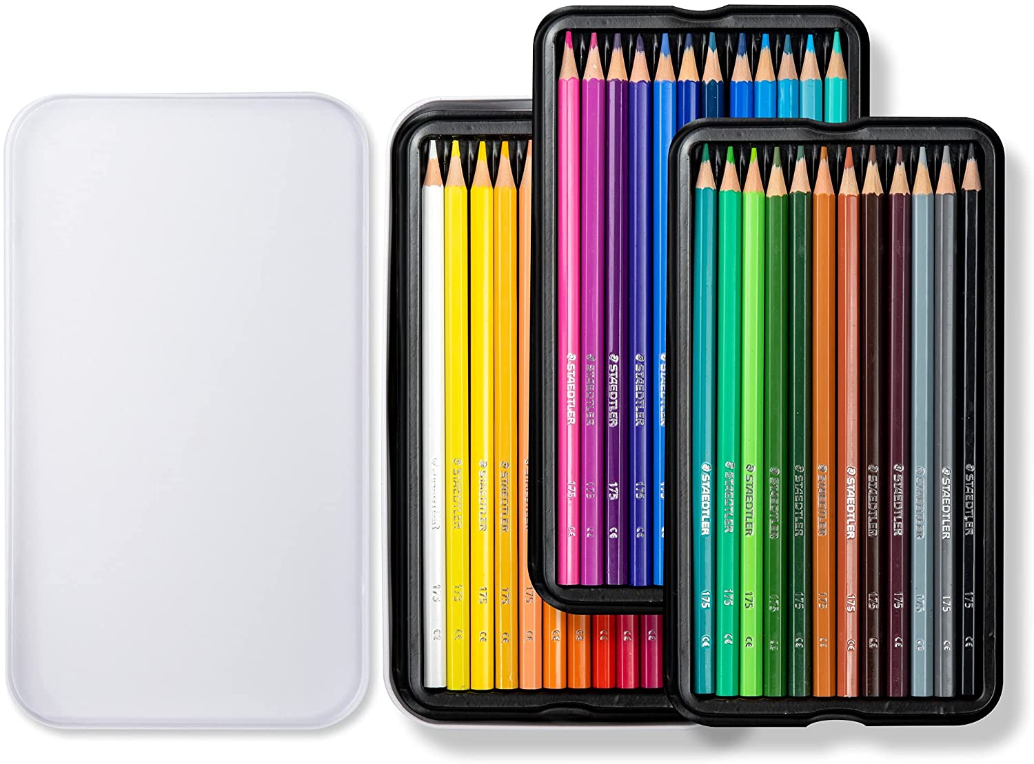STAEDTLER 175 M72 Coloured Pencils, Assorted Colour, Pack of 72