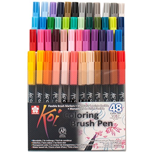 Sakura Koi 48 Water Color Brush Pen Set XBR-48