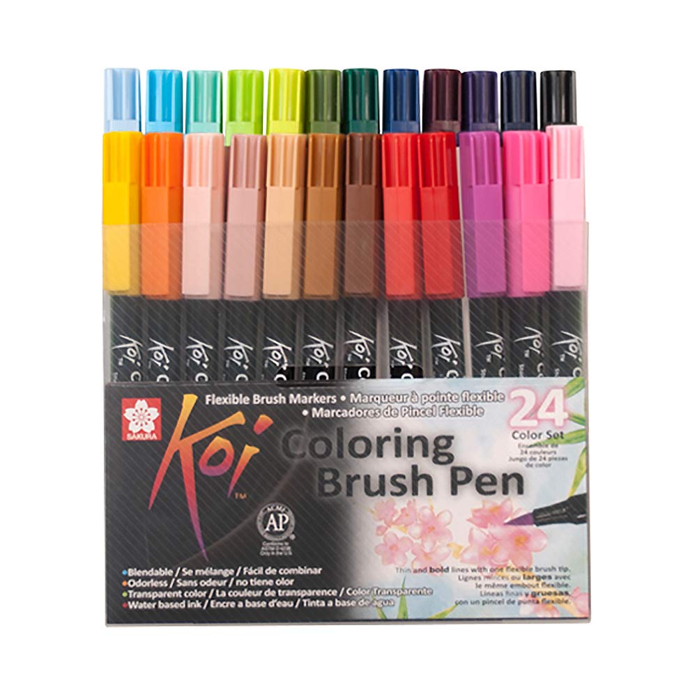 Sakura Koi 24 Water Color Brush Pen Set XBR-24