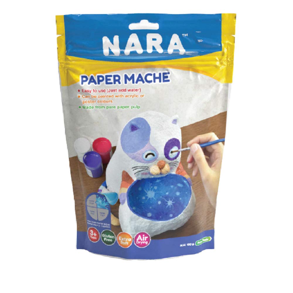 Nara Paper Mache - White 100 Grams