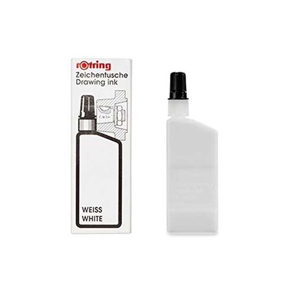 Rotring Drawing Ink White - 23ml