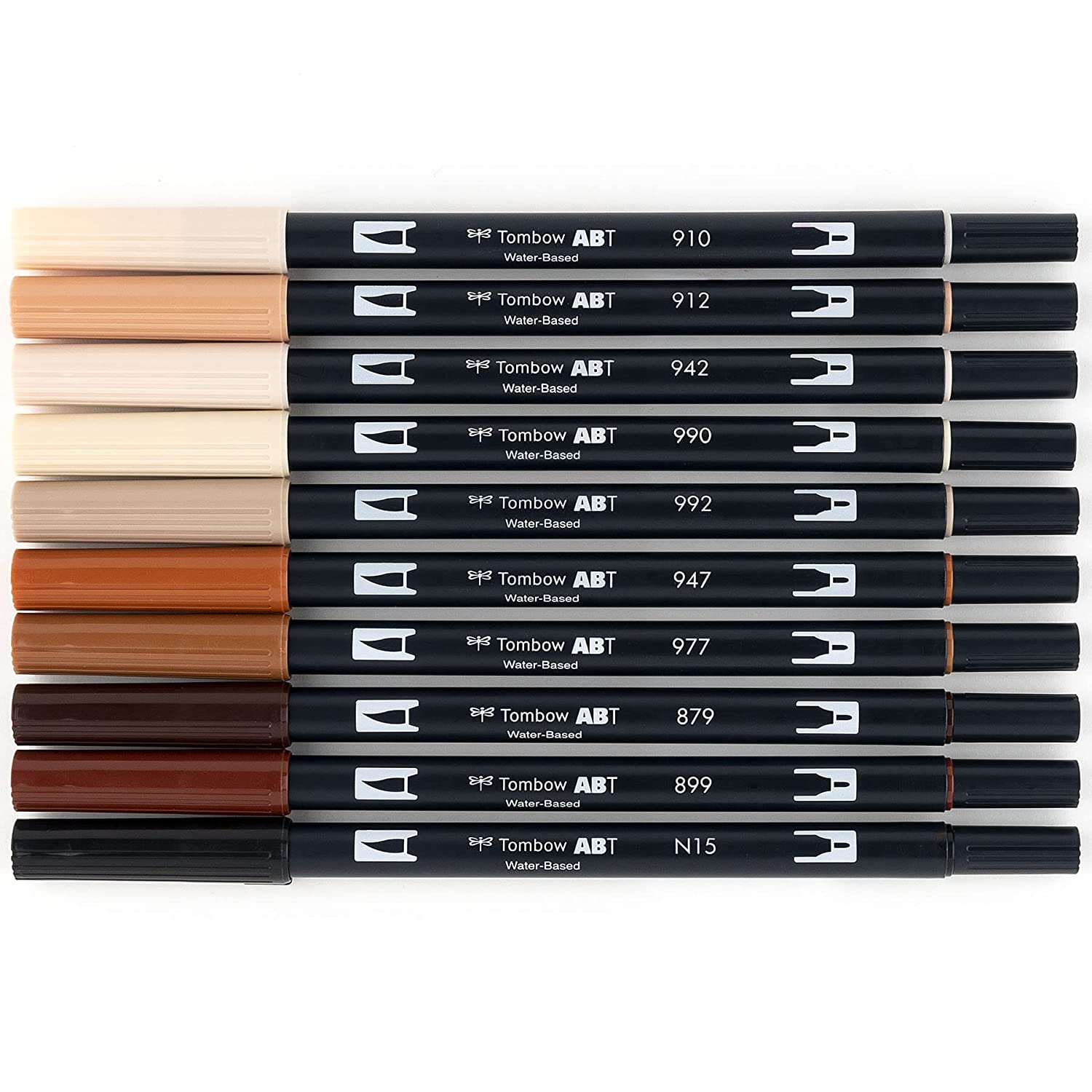 Tombow Dual Brush Pens (Set Of 10) - Portrait ABT-10C PO