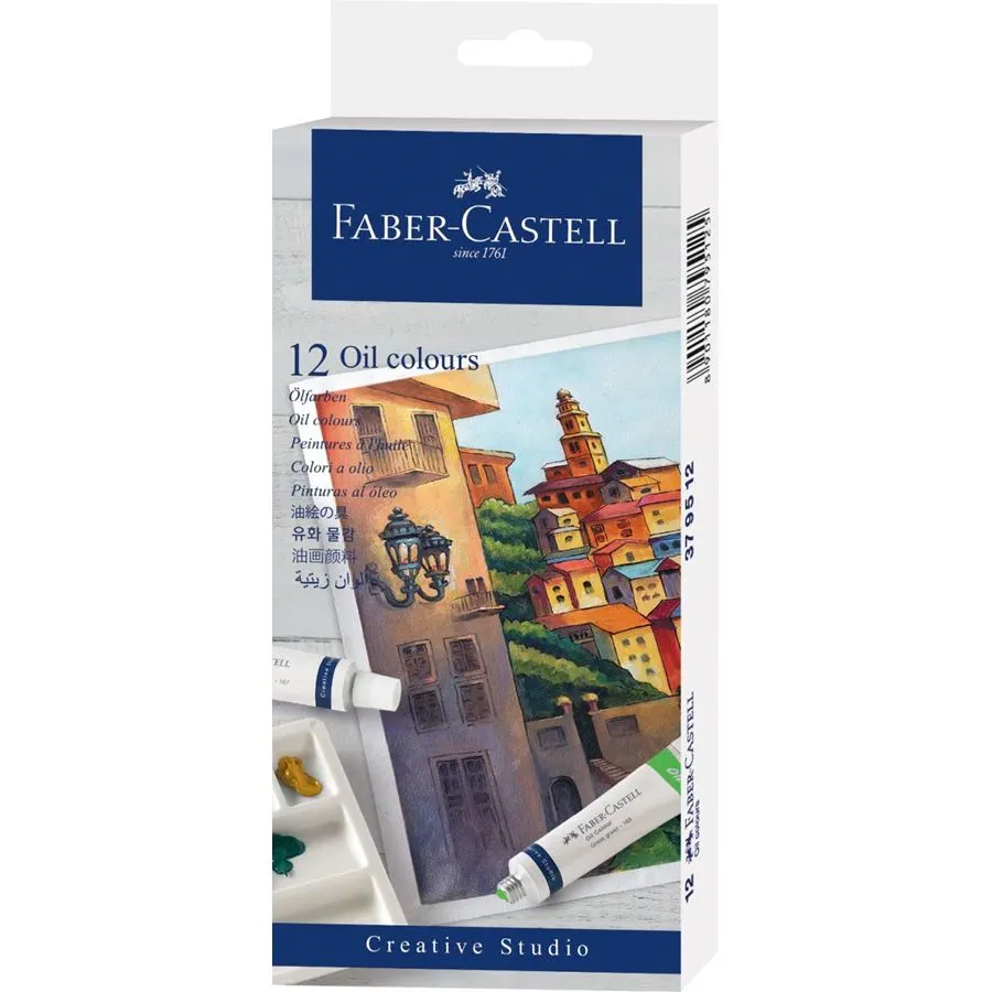 Faber-Castell Oil Colours Set 9ml x 12 -379512