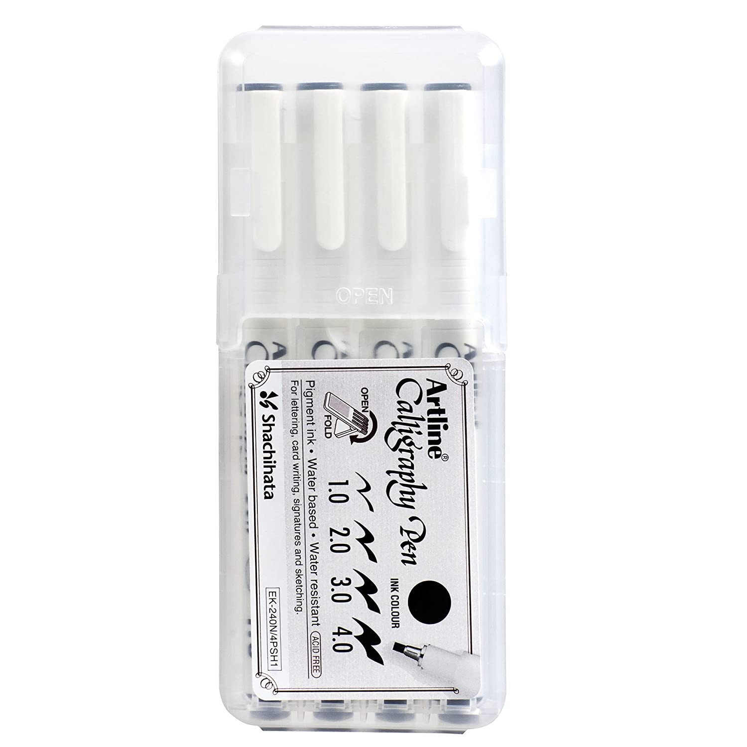 Manuscript Calligraphy Pen Nibs - Carded 3/Pkg-Round Hand - 1, 2 & 3