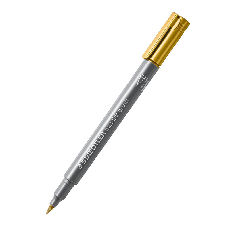 DOMS Metallist Series Metallic Brush Pen (10 Assorted Shades