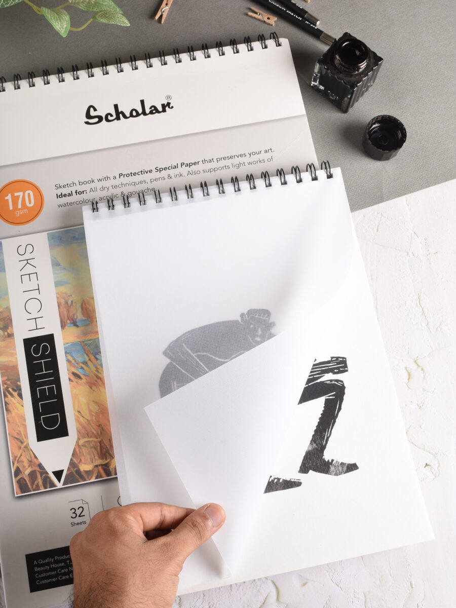 Schlor Sketch Book - Sketch Shield | 32 Sheets | 170 gsm | A5