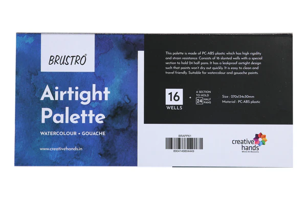 BRUSTRO Artists??? AIRTIGHT Palette 16 Wells