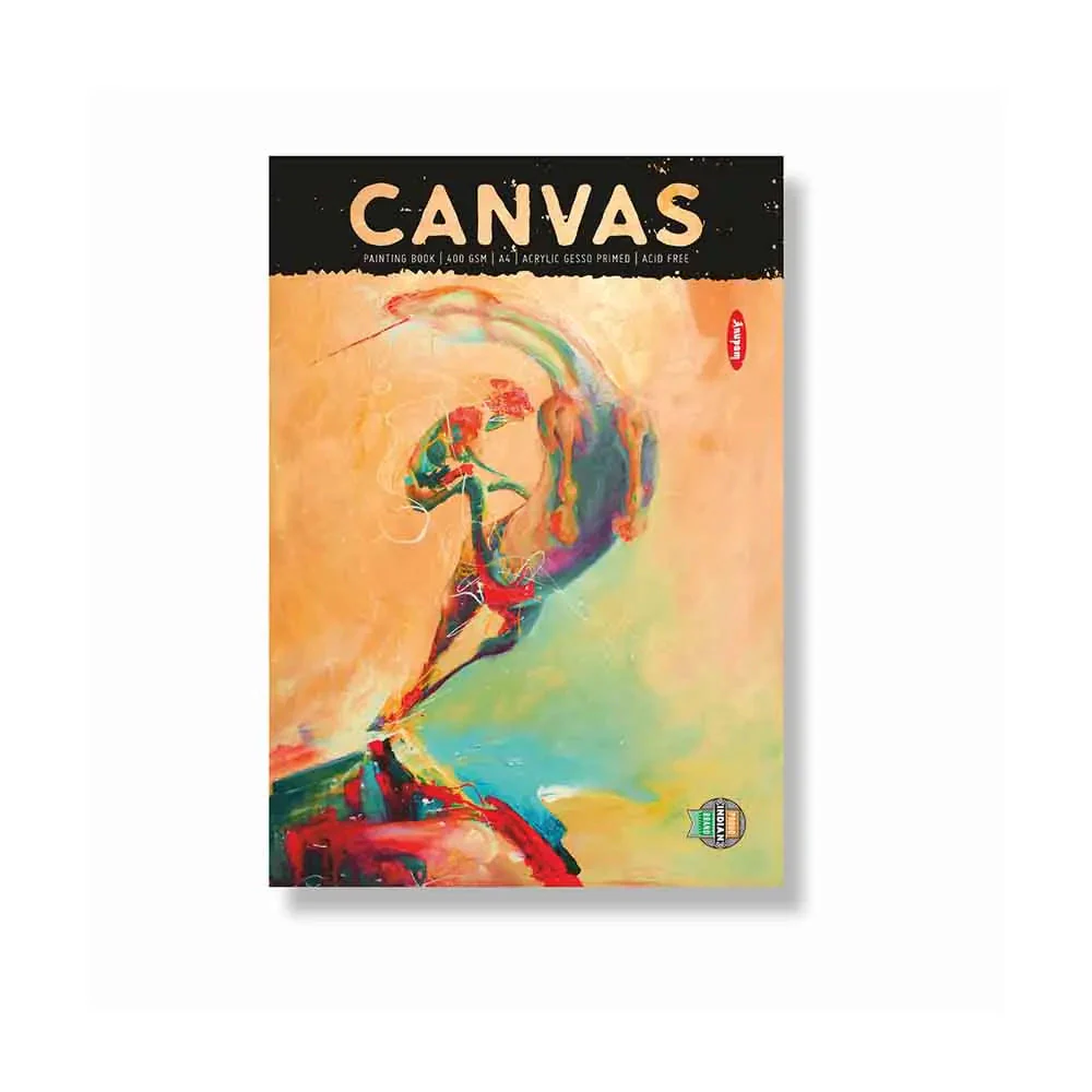 Anupam Canvas Pad Acrylic Gesso Primed Acid Free-10 Oz -400GSM-(10 Sheets)